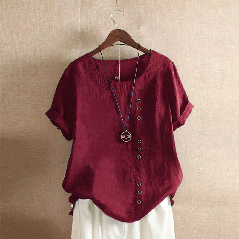 Katoenen blouse voor dames