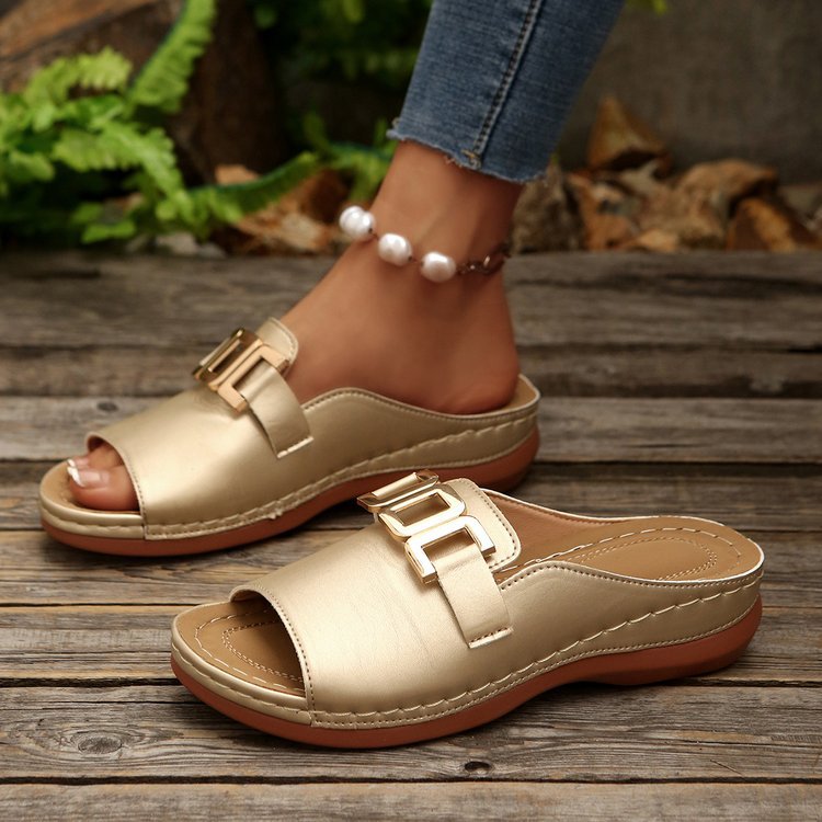 SANDALEN MET GESP VOOR DAMES