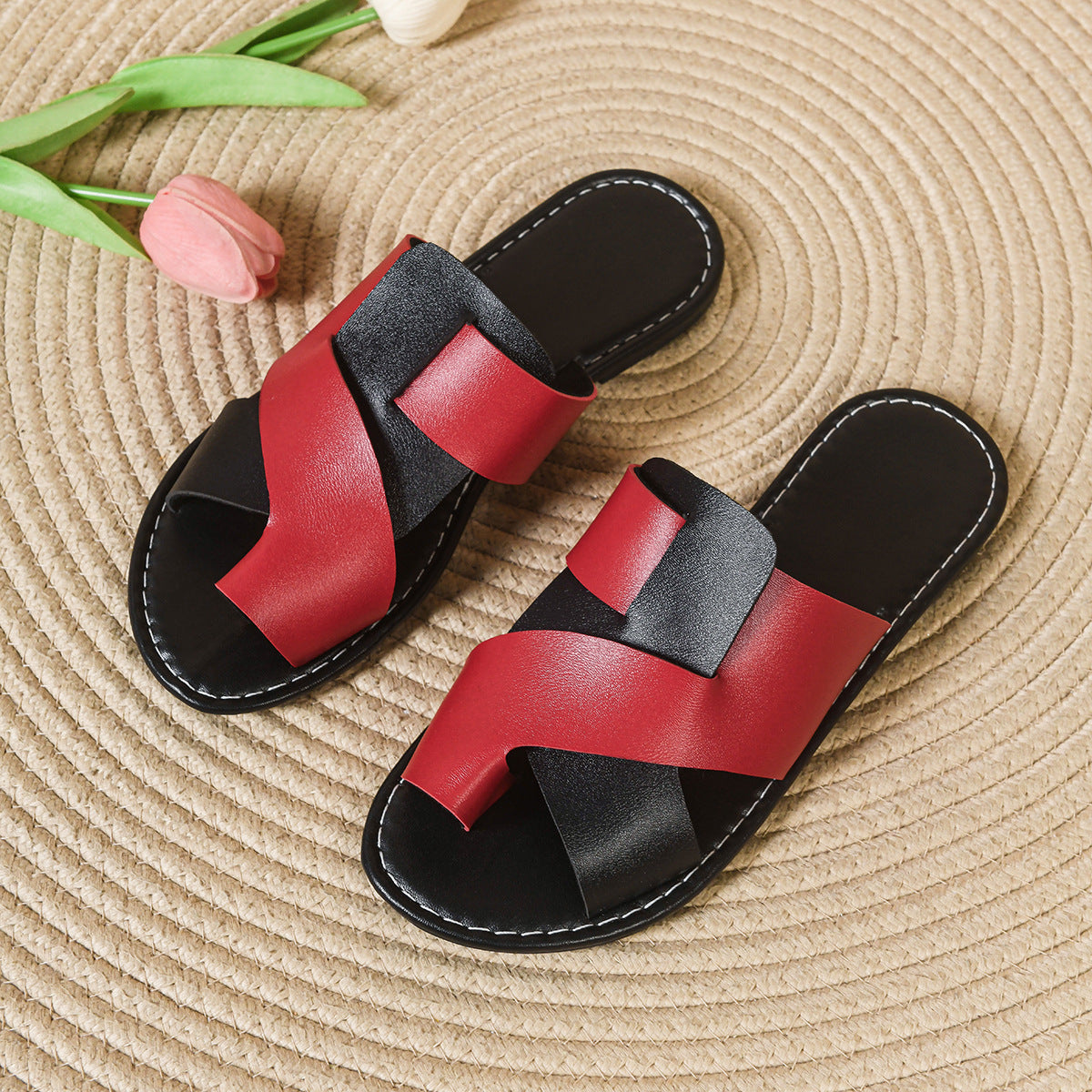 SANDALEN MET KRUISBANDJES VOOR DAMES