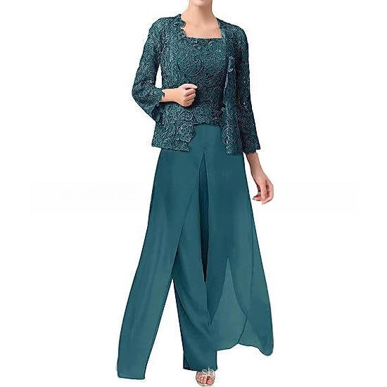 ELEGANTE CHIFFON BROEKENSET VOOR DAMES