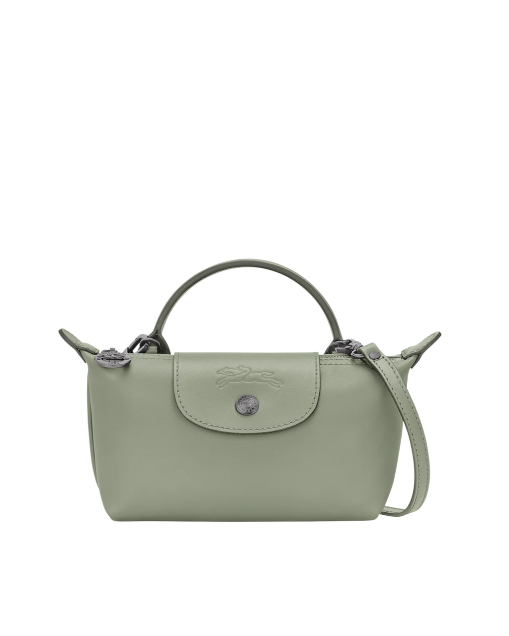 Longchamp Le Pliage Mini Leather Bag – Tundra