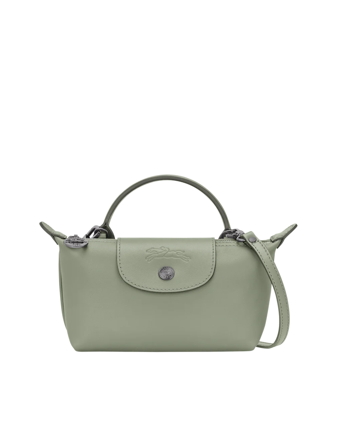 Longchamp Le Pliage Mini Leather Bag – Tundra
