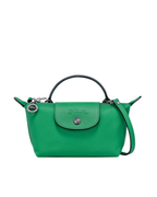 Longchamp Le Pliage Mini Leather Bag – Green