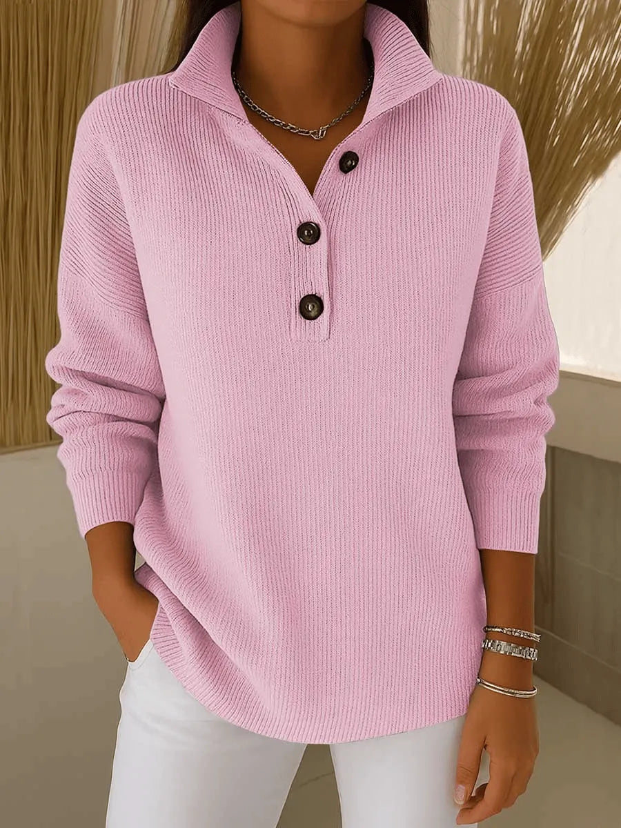 Florence | V-Hals Polo Sweater