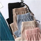 BREDE PANTALON MET PLOOIEN VOOR DAMES