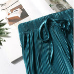 BREDE PANTALON MET PLOOIEN VOOR DAMES