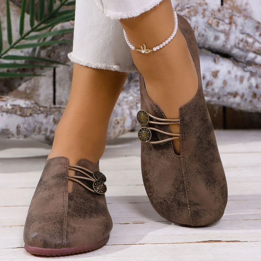 MOCASSINS MET KNOOP VOOR DAMES
