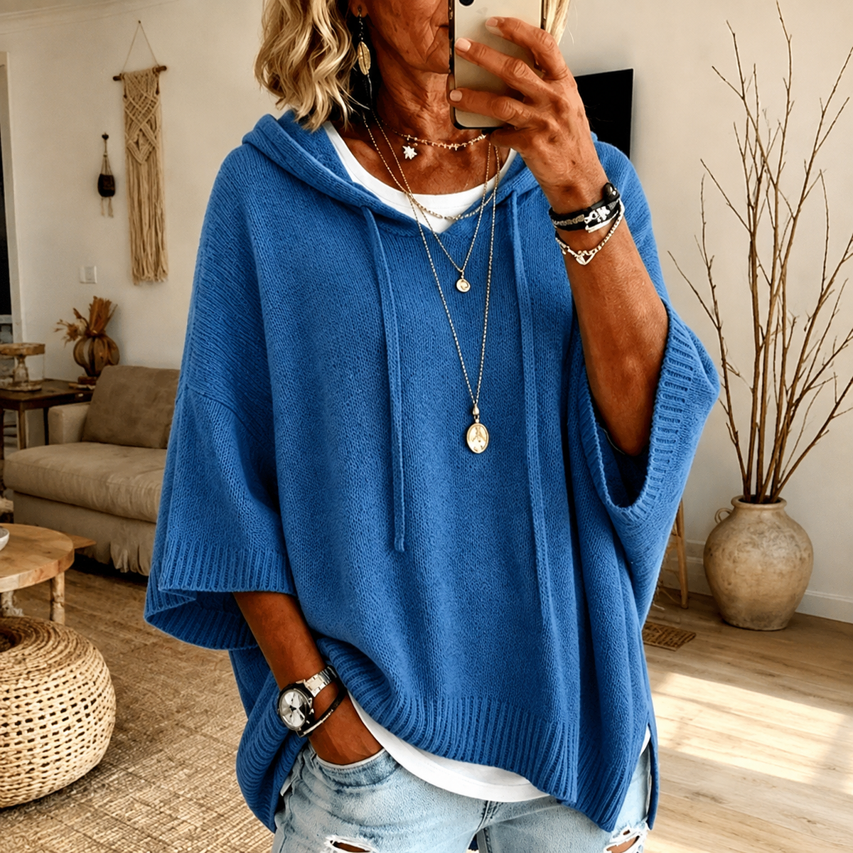 Nathalie in blauw