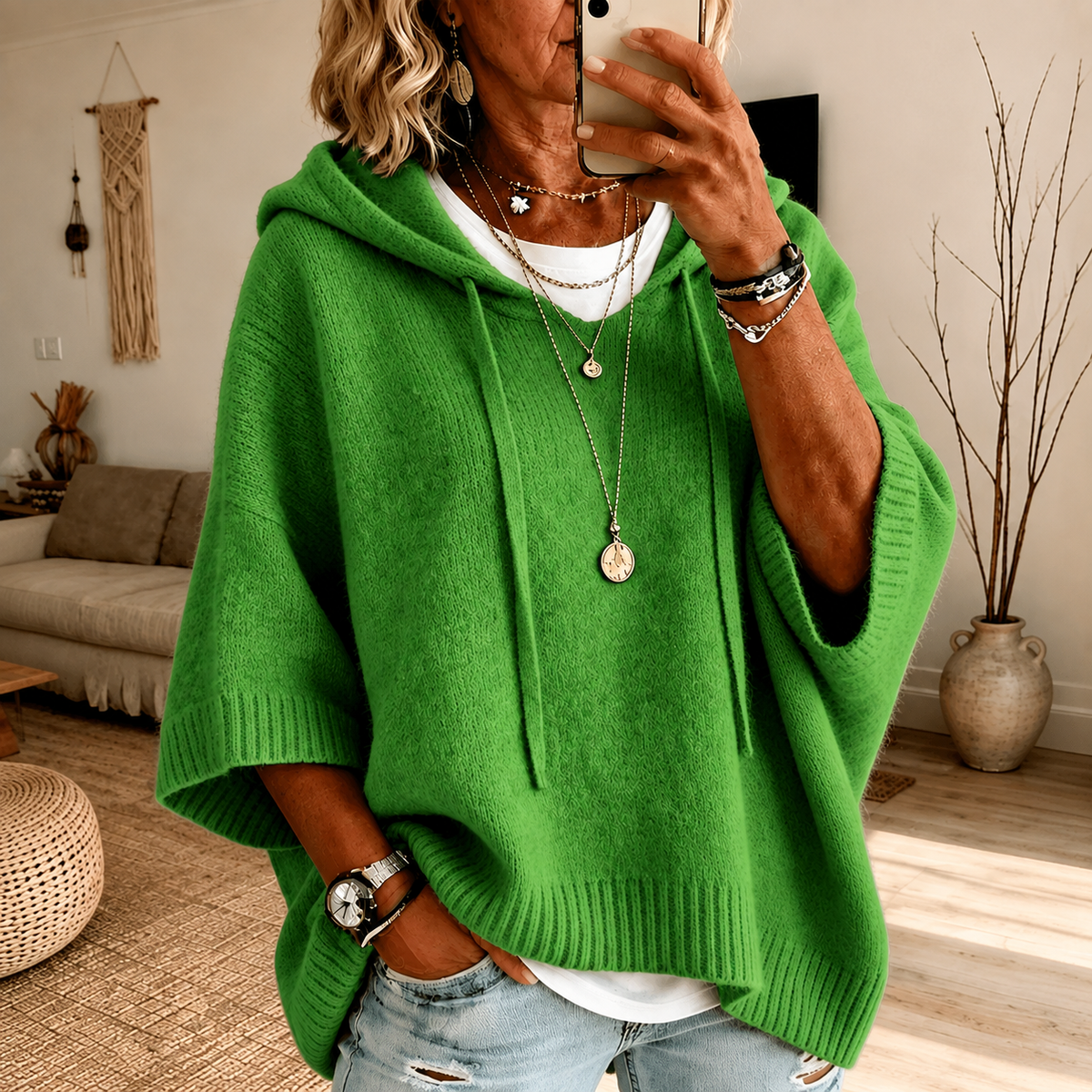 Evelien in groen
