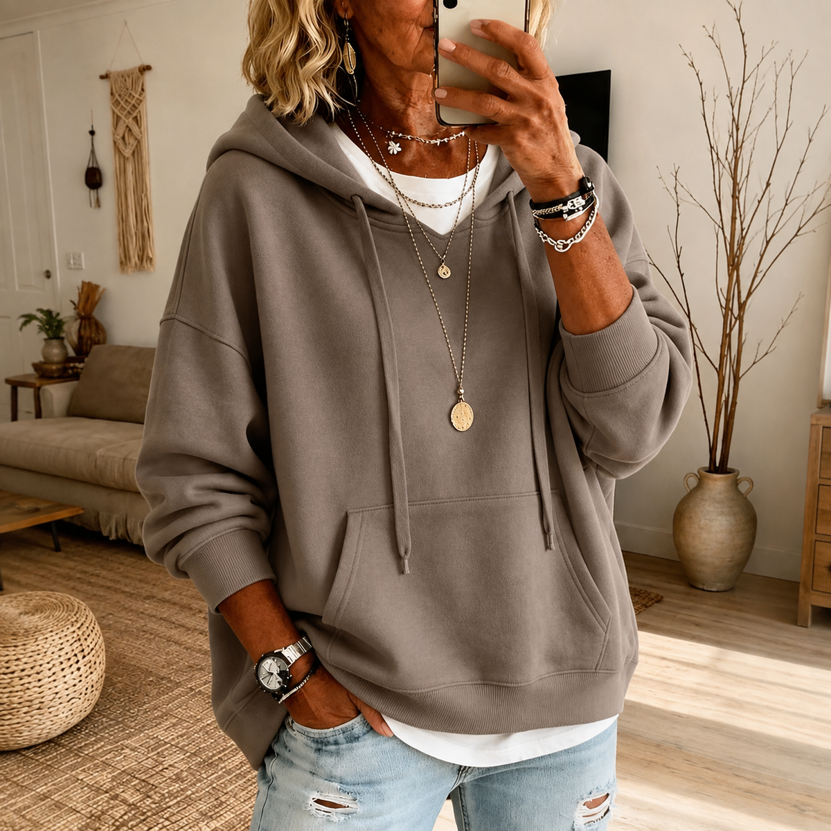 Sophie in taupe