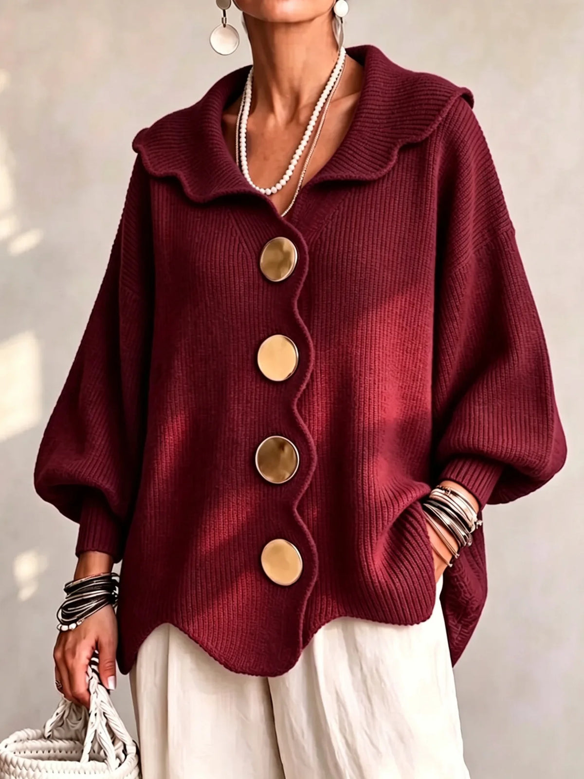 Fenna vest - Rood