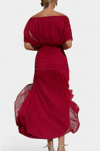 ELEGANTE GEDAPEERDE JURK VOOR VROUWEN