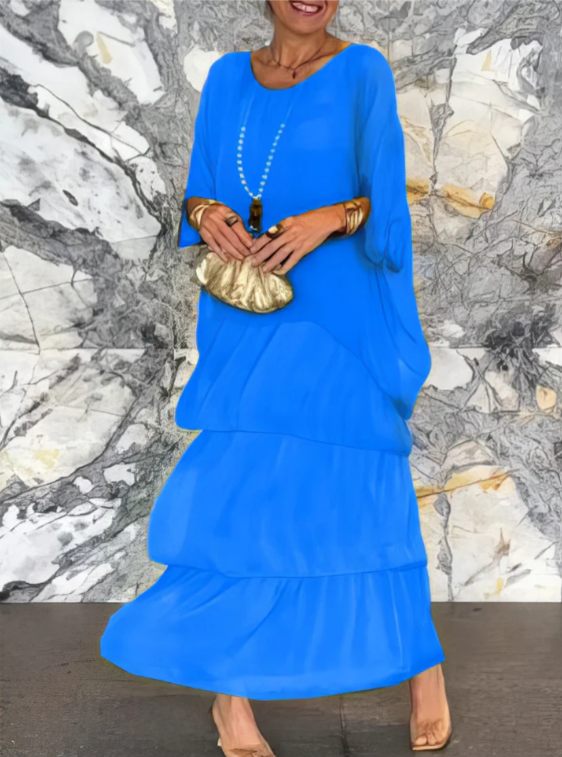 CHIQUE FORMELE MAXI-JURK VOOR DAMES