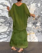 CHIQUE FORMELE MAXI-JURK VOOR DAMES