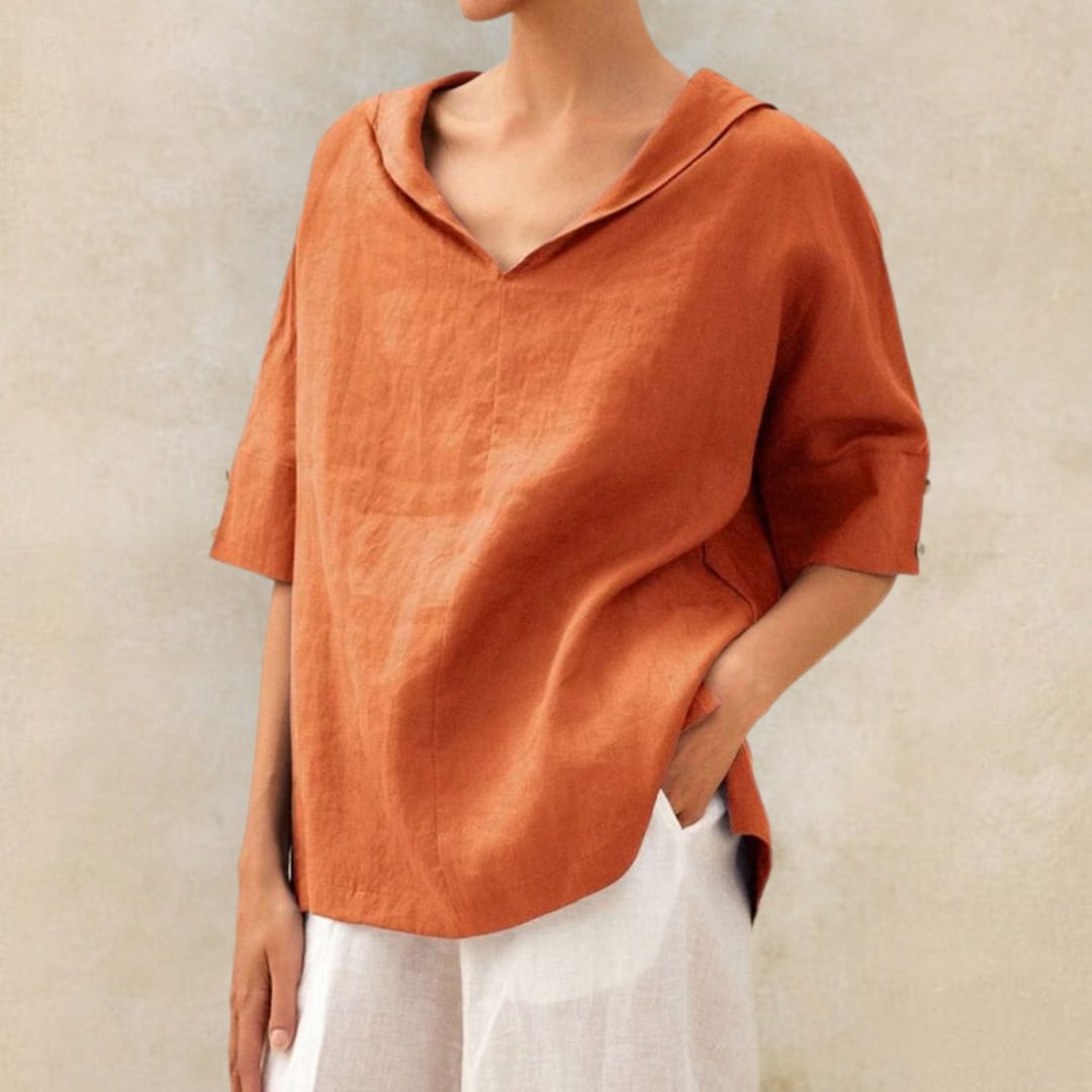 V-hals shirt voor dames