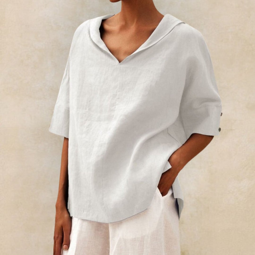 V-hals shirt voor dames