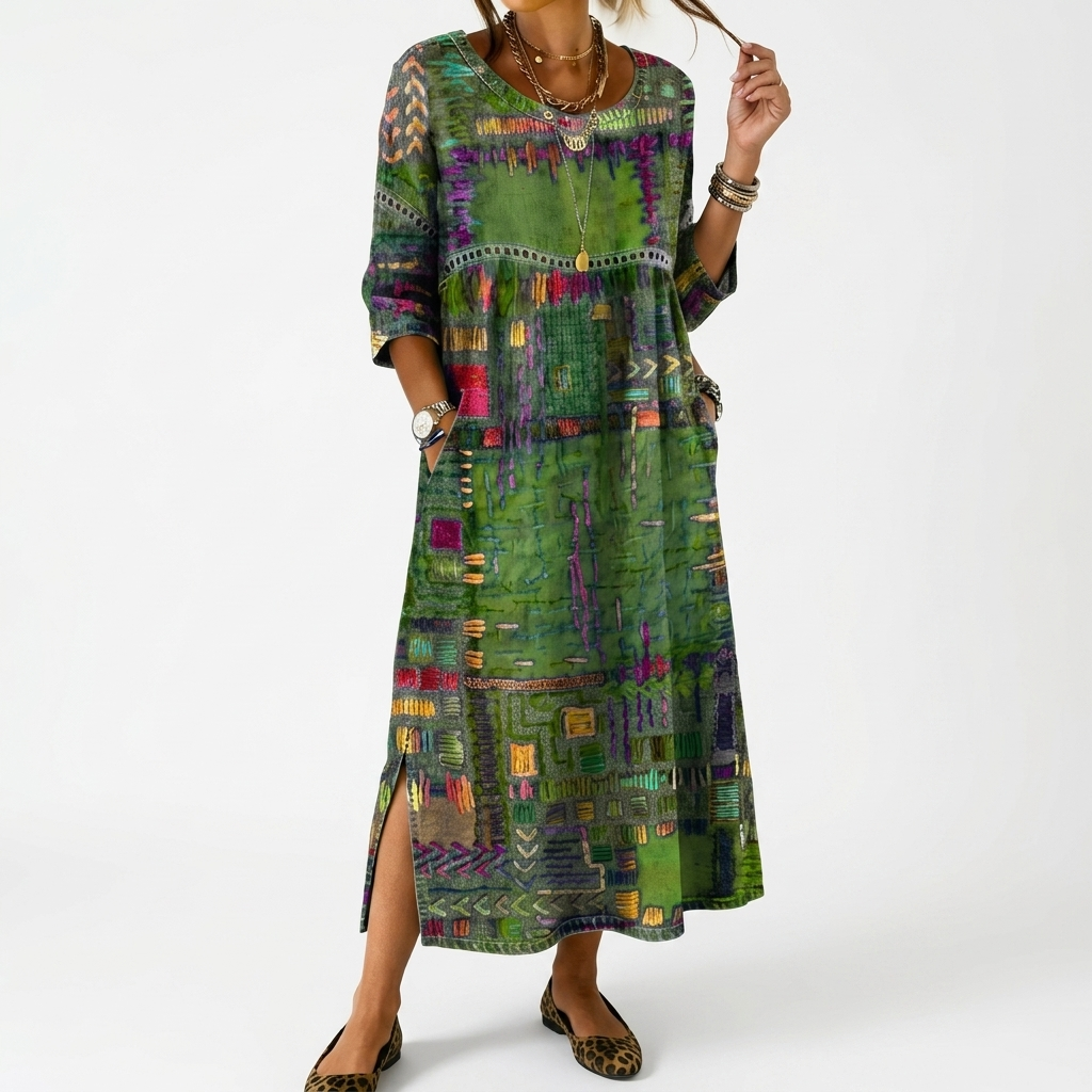 BOHEMIAN ARTISTIEKE JURK VOOR DAMES