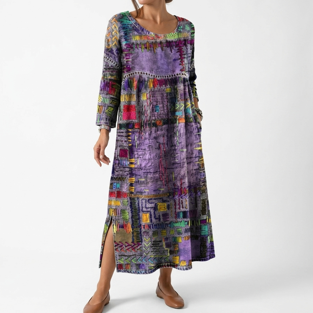 BOHEMIAN ARTISTIEKE JURK VOOR DAMES