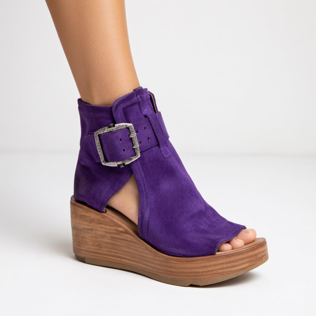ENKELLAARSJES MET OPEN TEEN WEDGE VOOR VROUWEN