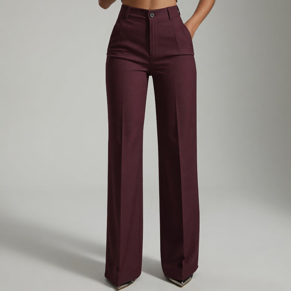 CHIQUE BROEKEN MET HOGE TAILLE VOOR DAMES