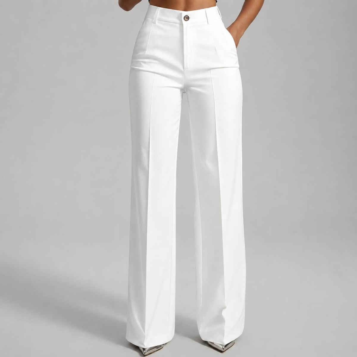 CHIQUE BROEKEN MET HOGE TAILLE VOOR DAMES