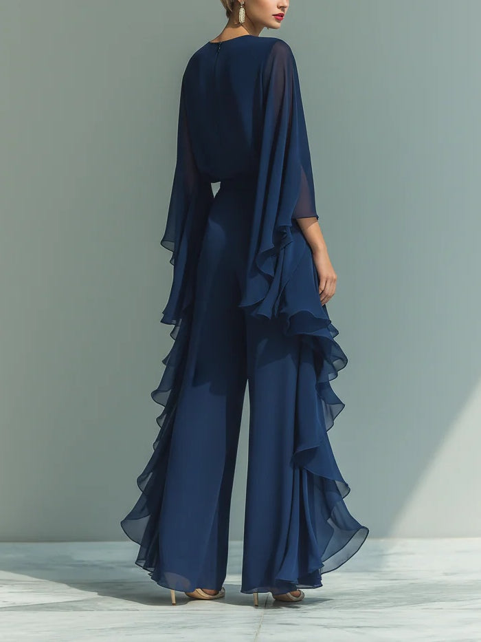 CHIFFON BROEKSET VOOR DAMES