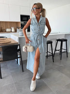 MODERNE JEANSJURK VOOR VROUWEN