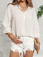 Gestreept shirt voor dames