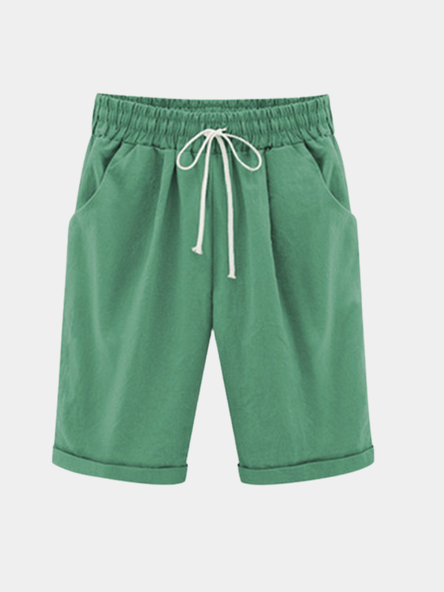 TIJDLOZE KATOENEN SHORTS VOOR DAMES