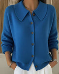 Vespera | Knopkragen Cardigan