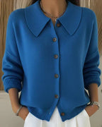 Vespera | Knopkragen Cardigan