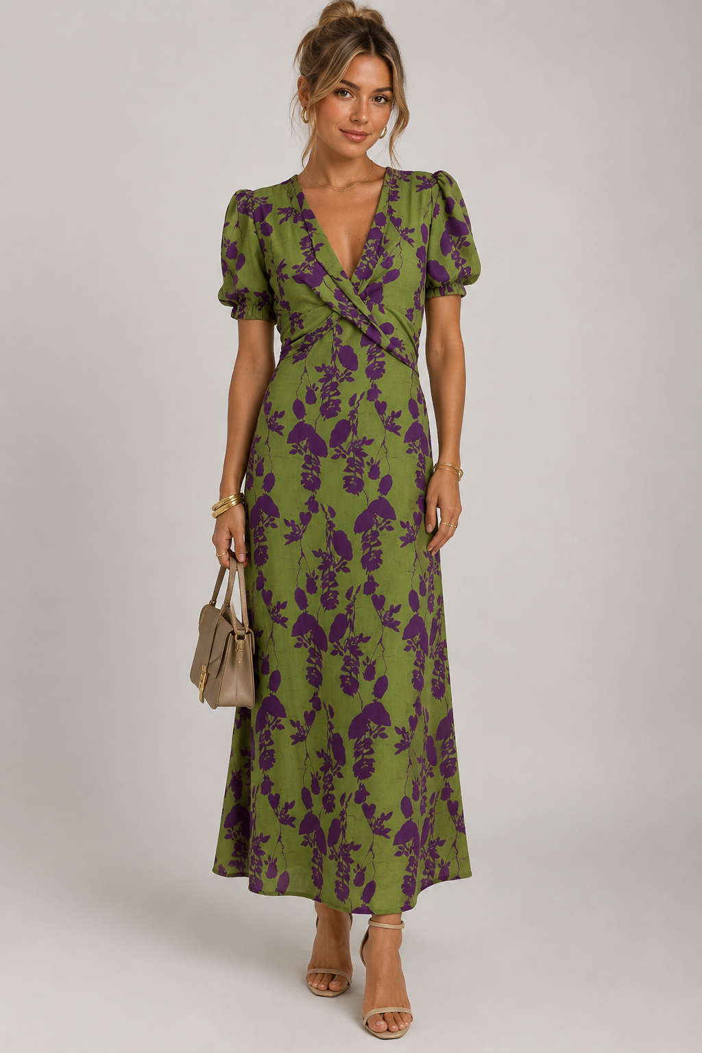 ELEGANTE MIDI-ENVELOPJURK VOOR DAMES