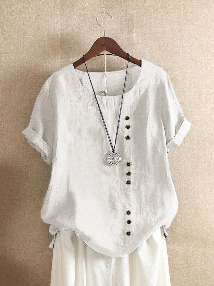 Katoenen blouse voor dames