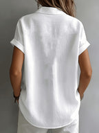Linnen damesblouse