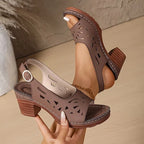 CHIQUE SANDALEN MET SLEEHAK VOOR DAMES
