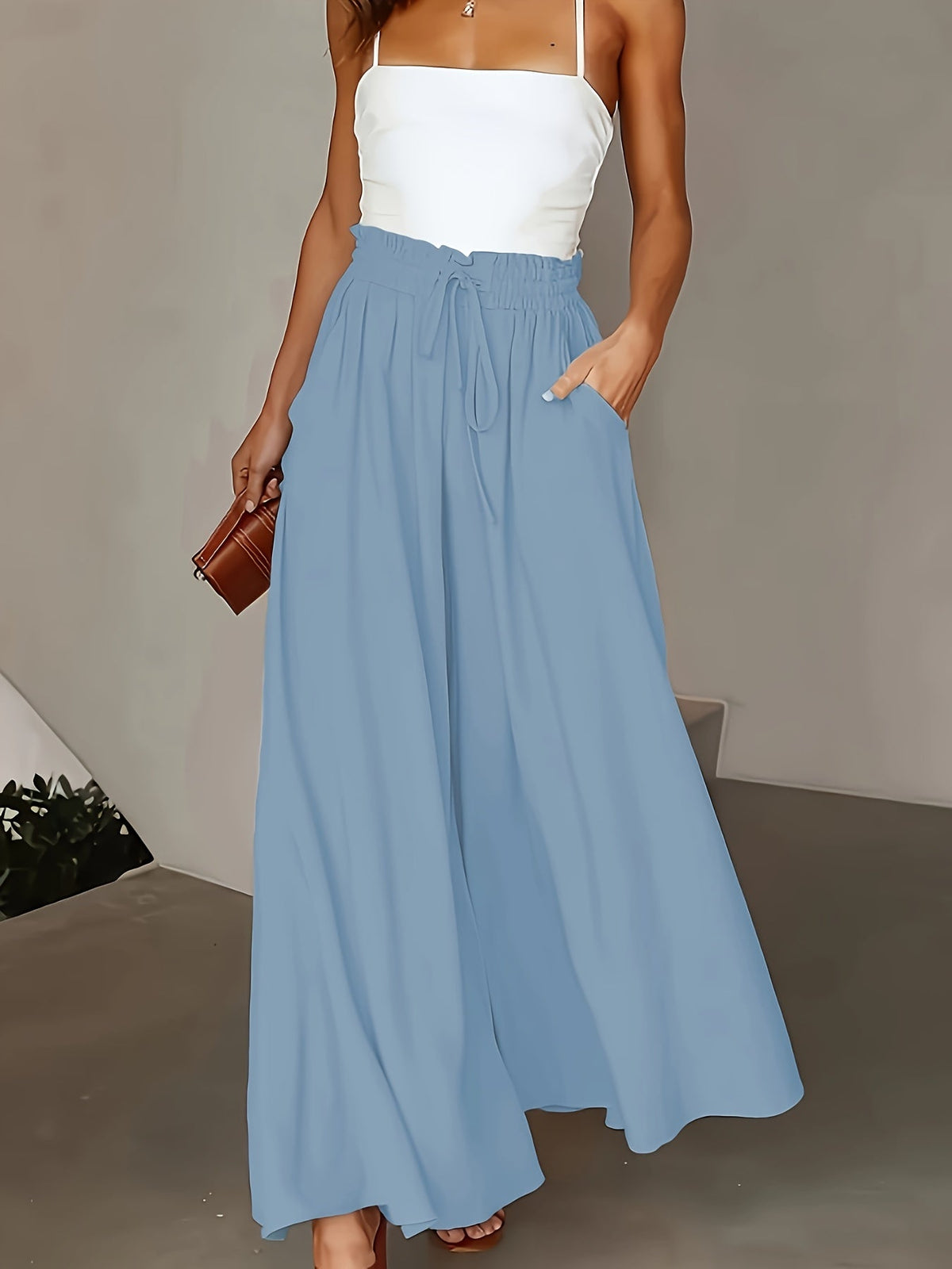 ELEGANTE BROEKEN MET HOGE TAILLE VOOR DAMES