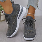 SNEAKERS MET STRASS VOOR VROUWEN