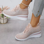 SNEAKERS MET STRASS VOOR VROUWEN