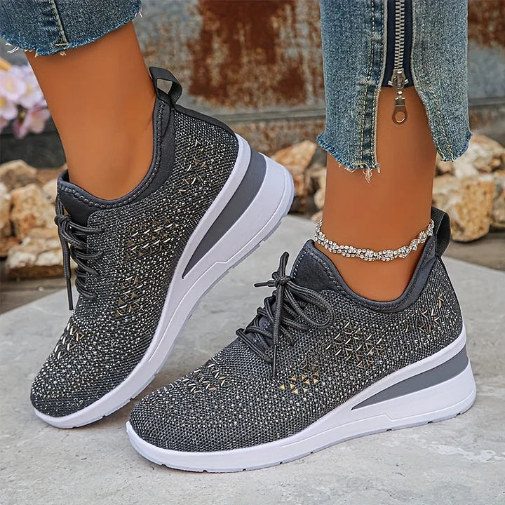 SNEAKERS MET STRASS VOOR VROUWEN