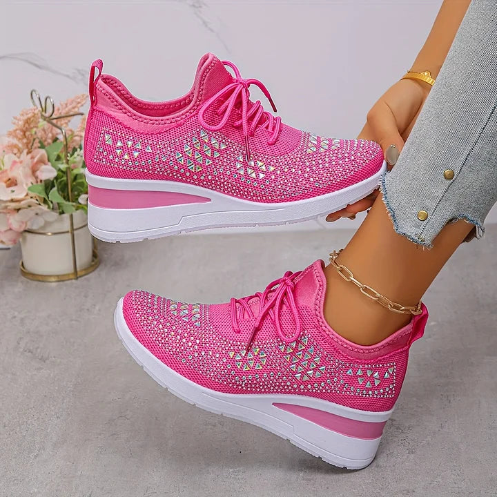 SNEAKERS MET STRASSSTEENTJES VOOR DAMES