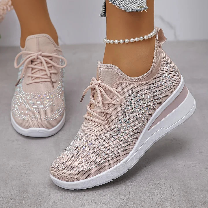 SNEAKERS MET STRASS VOOR VROUWEN