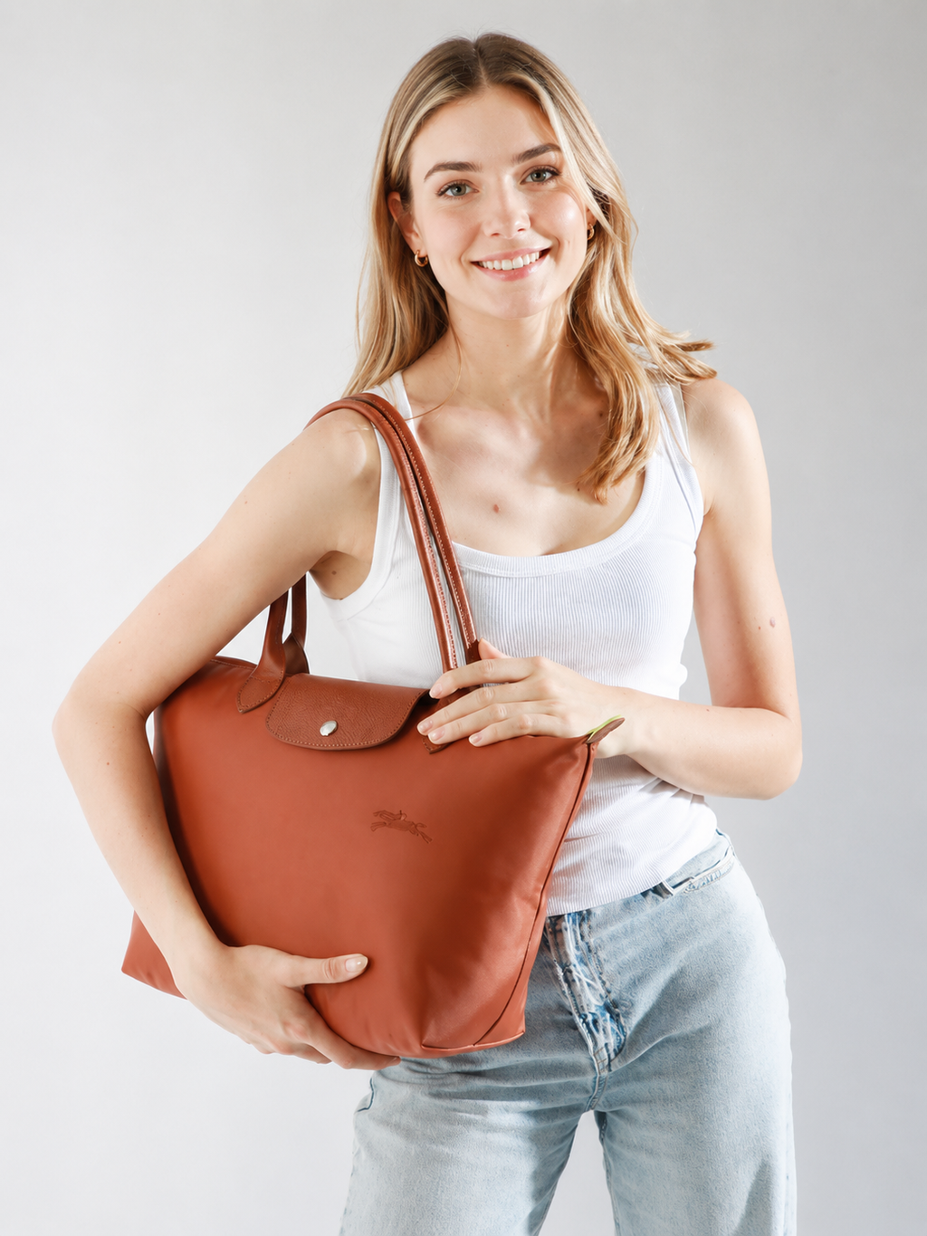 Longchamp Le Pliage Large Tote – Brick