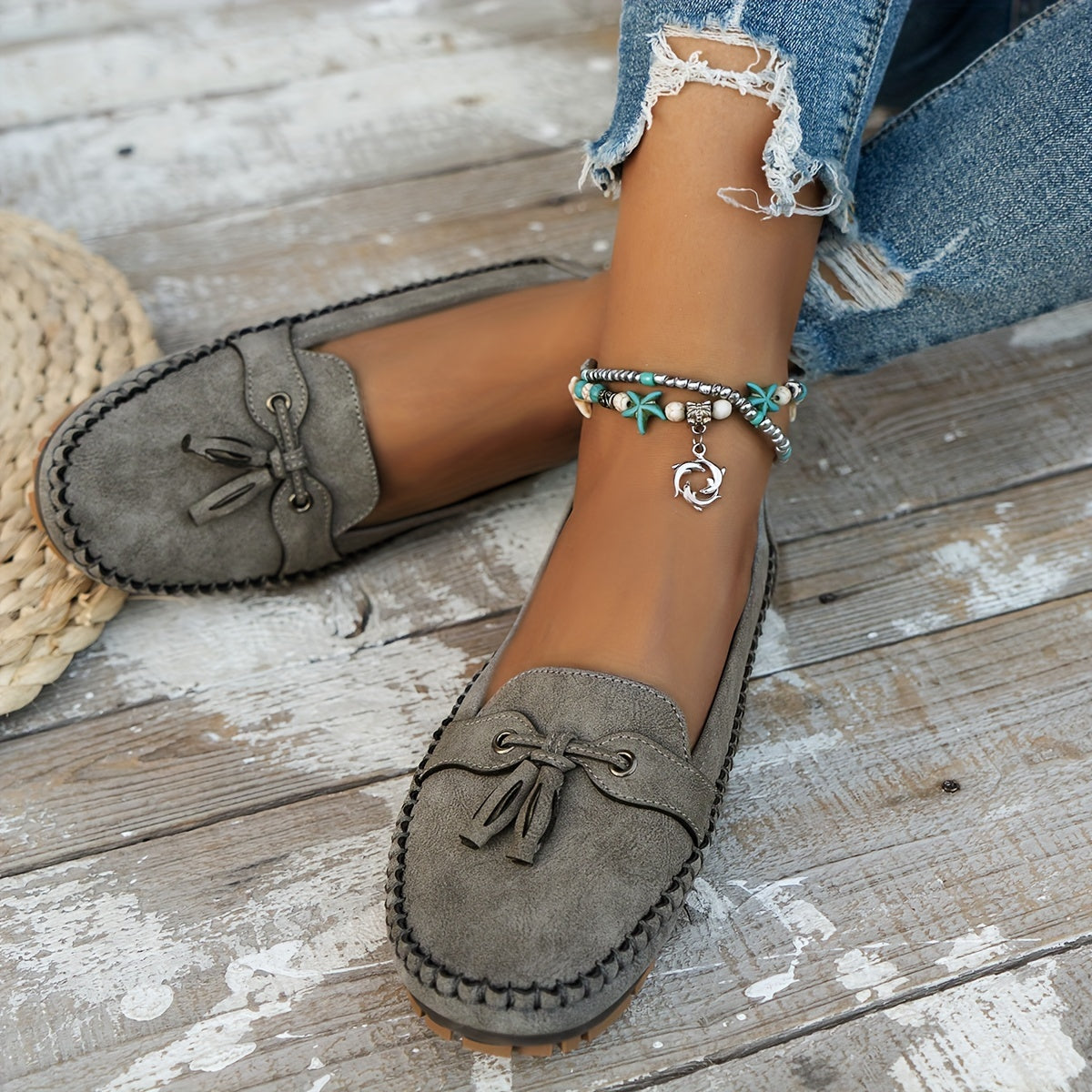 CHIQUE KLASSIEKE MOCASSINS VOOR DAMES