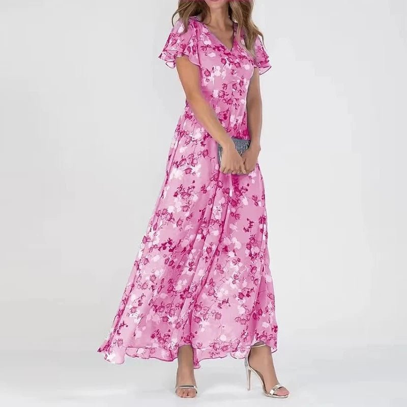 ZOMERBLOEMEN MAXIJURK VOOR DAMES