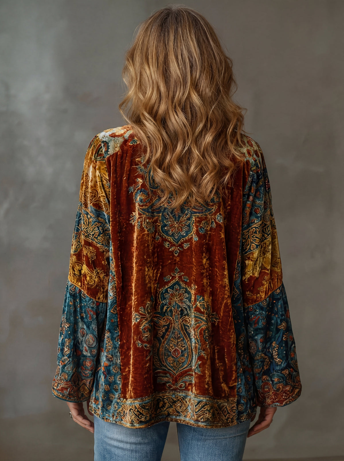BOHO FLANELEN JAS VOOR DAMES