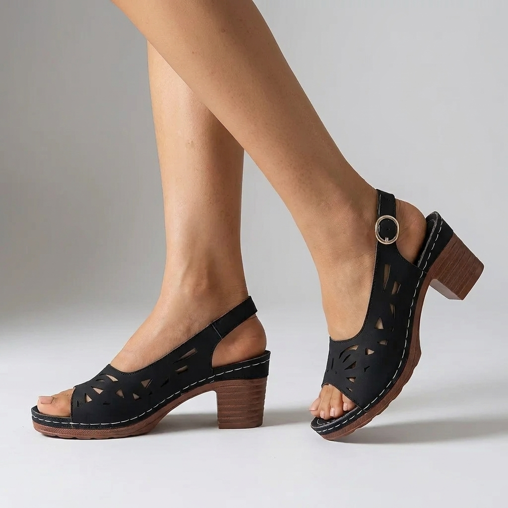 CHIQUE SANDALEN MET SLEEHAK VOOR DAMES