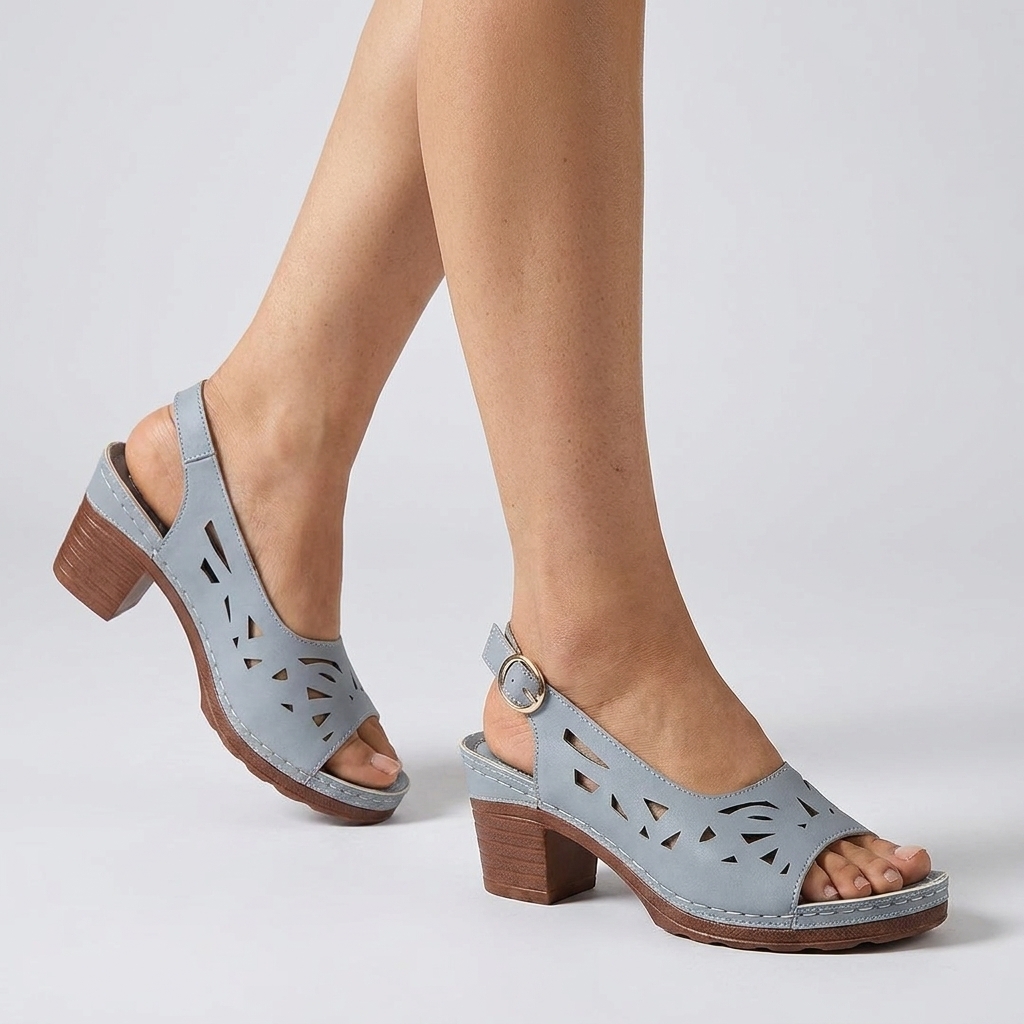 CHIQUE SANDALEN MET SLEEHAK VOOR DAMES