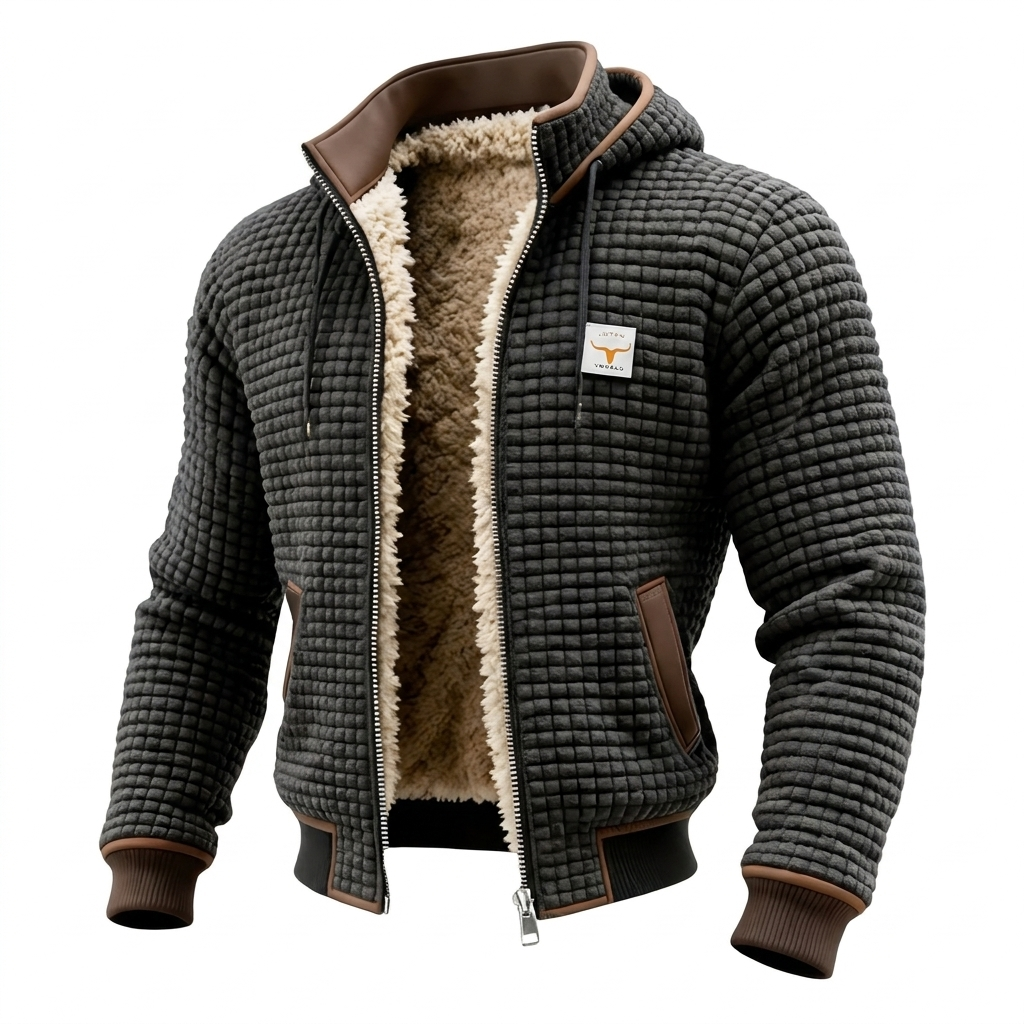 Laluna | Retrojack met Capuchon en Rits