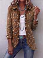 Nicolasa | Jasje met Animalprint en Volants