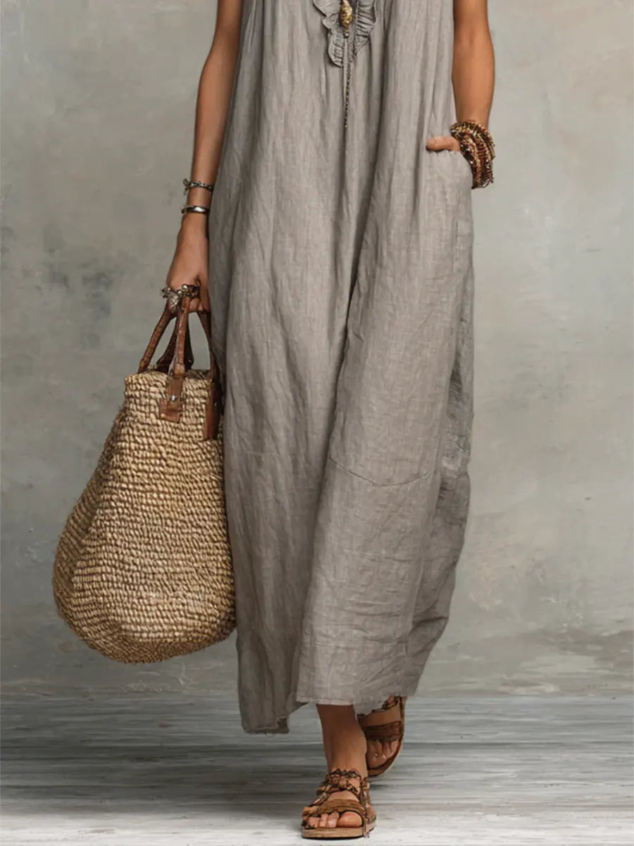 CHIQUE EN VLOEIENDE BOHEMIAN JURK VOOR DAMES